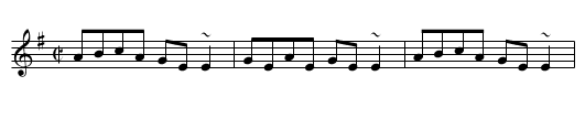 Grand Canal, The - staff notation