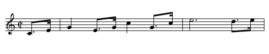 GRAND MARCH IN NORMA - staff notation