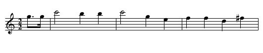 Grand March - staff notation
