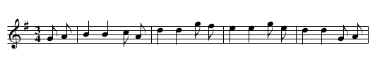 Grand Mother's Circle - staff notation