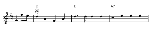 Grand Old Duke of York - staff notation
