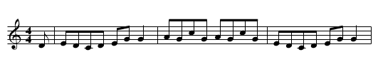 Grand Spey - staff notation