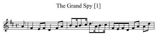 Grand Spy [1], The - staff notation