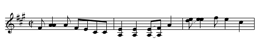 Grandad's Favorite - staff notation