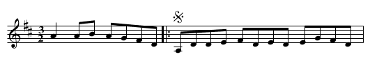 Grande gigue simple - staff notation