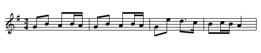 Grandmother's Polka - staff notation
