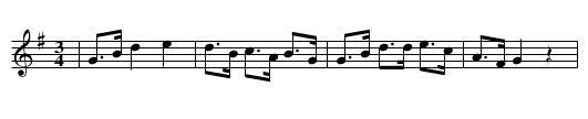 Grannas mora - staff notation