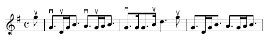 GRANT LODGE - staff notation