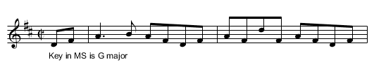 Grants Hornpipe. JMP.064 - staff notation