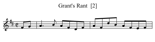 Grant's Rant  [2] - staff notation