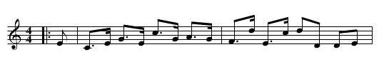 Grant's Reel - staff notation