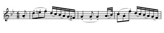Granu Weal - staff notation