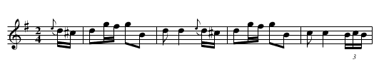 Grasshopper Polka - staff notation