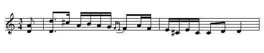 Gr&aring;tl&aring;ten - staff notation