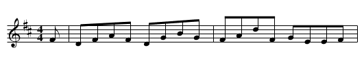 GRAY'S REEL - staff notation