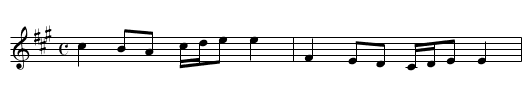 Grays-Inn Belles. JJo6.51 - staff notation