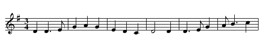 Green Brooms - staff notation