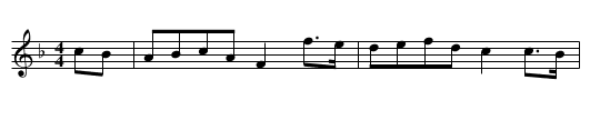 Green Dragon's Hornpipe. Le4.006 - staff notation