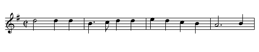 Green Garden, The - staff notation