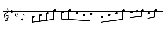 Green Gates [1], The - staff notation