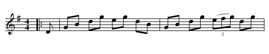 Green Gates - staff notation