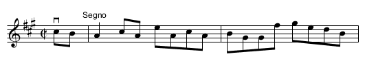 Green Groves of Erin -- Reel - staff notation