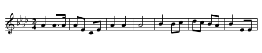 Green grow the Leaves - staff notation