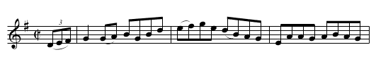 Green Meadow [1] - staff notation