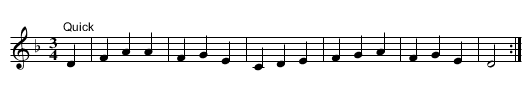 Green Mossy Banks of the Lea Version 1 of 2 - staff notation