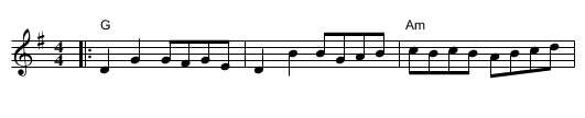 Green Mountain Petronella - staff notation