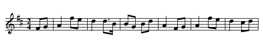 Green River March - staff notation