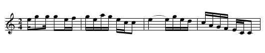 Greenback Dollar - staff notation