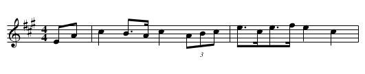 Greenbriar Schottische - staff notation