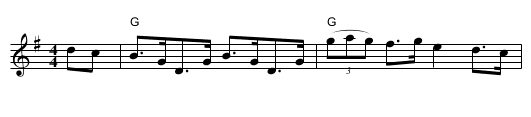 Greencastle Hornpipe #1, The - staff notation