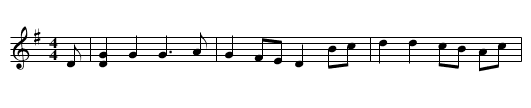 Greenland Whale Fishery - Gregory - staff notation