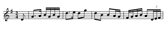 Green's March - staff notation