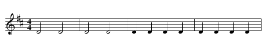 greenTotal - staff notation