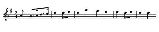 Grenadiers March - staff notation