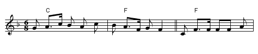 Grietje sprot - staff notation