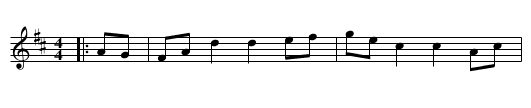 Griffin Hornpipe - staff notation