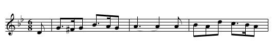 Grim King of the Ghosts - staff notation