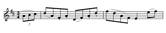 Grimaldies Hornpipe. GHW.078 - staff notation
