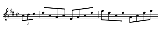 Grimaldi's Hornpipe,aka. WHL.[041] - staff notation