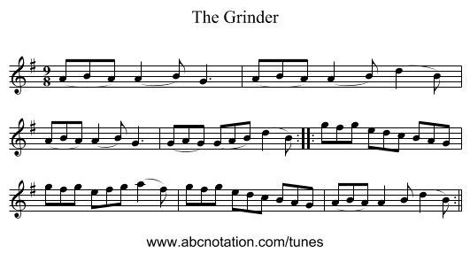 Grinder, The - staff notation