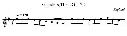 Grinders,The. JGi.122 - staff notation