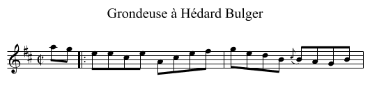 Grondeuse à Hédard Bulger - staff notation