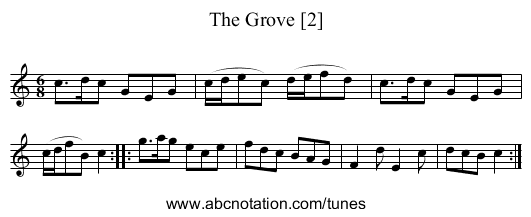 Grove [2], The - staff notation