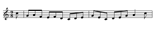 Groves of Blackpool [1] - staff notation