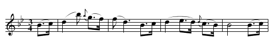 Groves of Blarney - staff notation