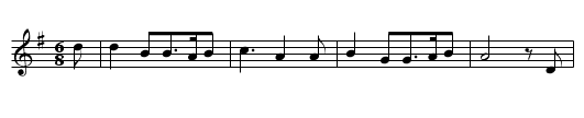 GRUEN IST DIE FARBE DER HOFFNUNG - staff notation